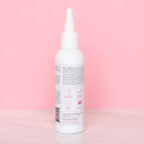 swell hair serum bottle back view