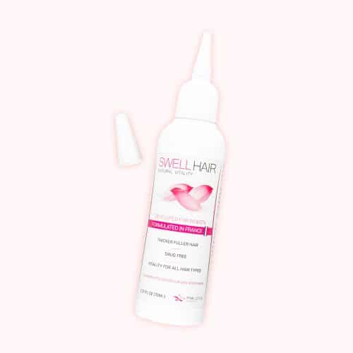 swell hair serum front bottle view